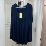 A New Day  Dark Blue Women's Blouse Photo 1