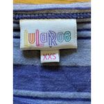 LuLaRoe  Form Fitting Stretch Midi Length Knit Dress Stripe Size‎ XXS Loungewear Photo 2