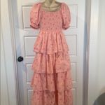 Love Shack Fancy  x Target Collab Ruched Bodice Maxi with tiered bottom XXS Photo 4