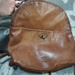 Margot New York Leather Backpack Purse Brown Photo 0
