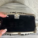 Free People | Metal Cage Silver Black Chain Crossbody Purse NWT Photo 4