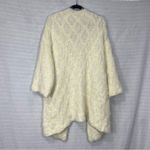 G by Guess Guess Los Angeles Ivory Fuzzy Open Front Cardigan S Retro Angelcore Cozy Photo 1