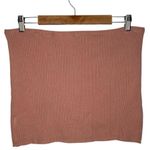 EXPRESS New  Top Womens XL Pink Strapless Knit Ribbed Cami Classic Dressy Cropped Photo 1