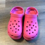 Crocs Classic Bae platform slip on clogs Shoes in candy pink women's size 9 Photo 3