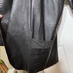 Elegant Vintage Black Leather Jacket for Women Size Medium Photo 4