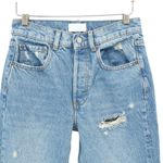 Boyish The Billy Authentic Rigid High Rise Skinny Distressed Jeans Far Country 2 Blue Size 25 Photo 4