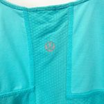 Lululemon Womens 8 Sunrise Tank Top Activewear Teal Turquoise Pleated Photo 7