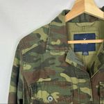 American Eagle  AEO Green Camo Nah Embroidered Utility Jacket S Photo 3