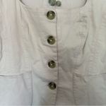 Free People  Courtship Structured Blazer Jacket Dust Pink Size Medium Photo 2