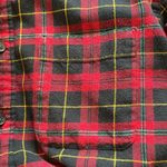 Uniqlo RED AND BLUE GOLD FLANNEL SHIRT L/S SIZE LARGE ONE FRONT POCKET Photo 3