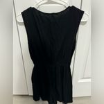 One Clothing Size Small Black Sleeveless V-Neck Romper One Piece Photo 2