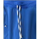 FIGS  Technical Collection Women's Blue Scrub‎ Pants Drawstring Relaxed Fit Photo 4