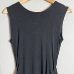 LNA Revolve Ruched Bodycon Midi Dress Women's Small Black Sleeveless Minimalist Photo 8