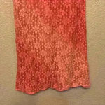 Raya Sun pink Ombre crochet lace top sz M beachy resortwear summer sheer festiva Photo 7