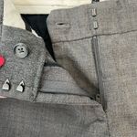 Lafayette 148  Size 2 Trouser Pants Virgin Wool Stretch New York Mid Rise Gray Photo 5