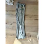 MNML Unisex Sweatpants Grey Size XS Flared Leg Paint Splatter High Waist Gray Photo 9