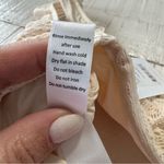 ANDIE  Swim the Hydra Bikini Top NWT size Medium Vanilla Crochet‎ Ruffle Lace Photo 8