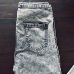 Classic Fashion Vintage 80s Grey Acid Washed High Rise Jeggings/Leggings Size L Size M Photo 2