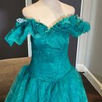 Women’s Fairy Tale Prom Party Dress with Corset Back Size 4 NWT Green Photo 1