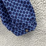 Ann Taylor  Long Sleeve Blouse Top Geometric Career Office Preppy Women's‎ XL Photo 3