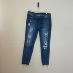 Judy Blue Judy‎ Blue Patched Destroy Skinny Women’s Jeans Size 1XL Photo 1