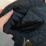 Rue 21 Puffy Vest black with hoodie and fur size L Photo 4