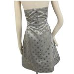 Eliza J  Embellished Strapless Metallic Satin Party Bridesmaid Dress Size 6 New Photo 6