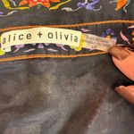 Alice + Olivia  Cosima Floral Print Silk Button Up Blouse Size Small Photo 2