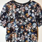 ZARA  Woman Floral Print Short Sleeve Top‎ Blouse Size XS Photo 1
