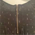 Sessùn+ Black Patterned Short Sleeve Casual DRAWSTRING waist Dress Basic Size M Photo 7