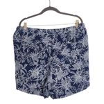 Briggs Navy Floral Linen Pull Photo 1