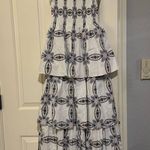 NWT Hill House Home The Elise Nap Dress in Multi Marseille Geo White Photo 1