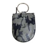 Kim‎ White Women's Round Chain Camouflage Gray Coin Purse Photo 1