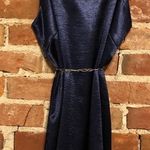 Princess Polly Navy Silky Mini Dress Photo 0