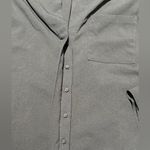 H&M Women’s  Size 8 Black V Neck Button Up Longsleeve Blouse Top Shirt Photo 2