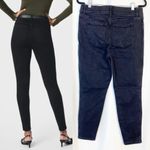 Spanx  Ankle High Rise Skinny Jeans: Black Photo 3