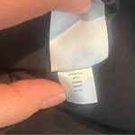 Loft EUC Ann Taylor Black Polka Dot Dress With Ruffle Hem, Size Medium Photo 9