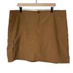 Patagonia ‎ Womens Skirt Brown Cargo Style Size 14 Mini Casual Outdoor Photo 1