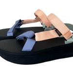 Teva NWT  Free people platform Sandals 10 summersalt pastel Photo 7