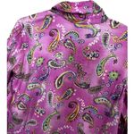 Ralph Lauren Purple Paisley Men's dressing shirt for women intimate sleepwear Photo 4