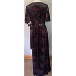 Modcloth  Velvet Maxi Dress MED Timeless Embrace Whimsigoth Dark Romantic Fairy Photo 5