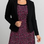 CHAPS Sleeveless Animal Print Midi Dress Pink & Black Women’s Size Small Photo 0