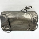 Vintage Elegance Leather Hobo Purse Canada Crossbody Metallic Pewter/Silver Silver Photo 1