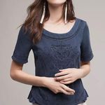 EUC! Saturday Sunday brand from Anthropology. Navy blue. Sz: Sm. Blue Photo 0