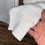 J. Crew x Pinkshop Cotton Power Woman White Graphic Sweatshirt Womens Size Small Photo 8