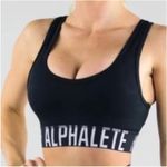 Alphalete High Impact Criss Cross Back Sports Bra Black Size XS Gym Training Photo 1