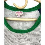 Tracy Reese Plenty  | S | Pullover Sweater Women's Ragland Green Blue Knit Photo 1