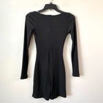 Princess Polly  Sara Playsuit Rib Romper Black 0 Photo 5