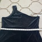 Banana Republic  one shoulder Maxi velvet black jumpsuit- size XL Photo 10