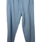 ZARA Women’s Plush Jogger Sweatpants in Blue Size L Photo 0